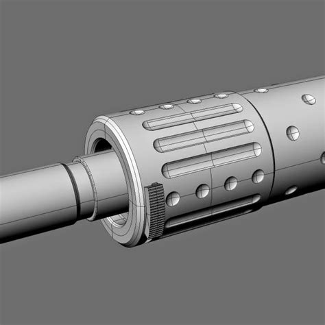 3D Feed Your Brain 3D Model Of McMillan TAC 50 Sniper Rifle