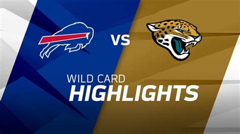 Bills vs. Jaguars highlights | AFC Wild Card