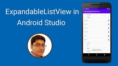 Expandablelistview In Android Studio Youtube