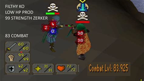 Filthy Ko Low Hp Str Zerker Old School Runescape Bounty Hunter