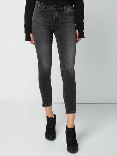 Miss Sixty Skinny Fit Jeans Aus Coloured Denim Anthrazit Online Kaufen