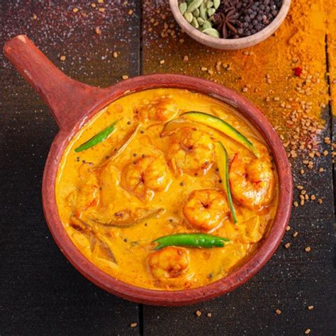 Bengali Chingri Macher Malaikari Bengali Prawn Malai Curry