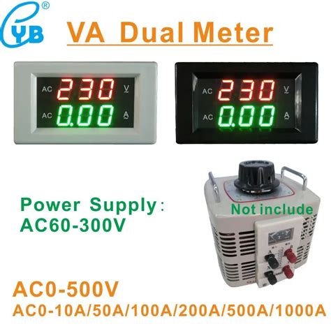 Buy Yb4835va Ac 0 500v Led Digital Voltmeter Current