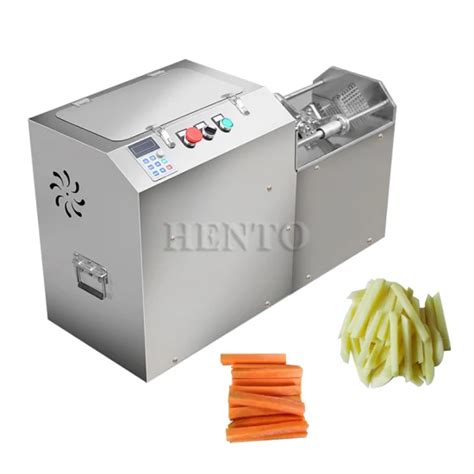 Electric Potato Machine Cutting French Fries Cut Into Strips Of