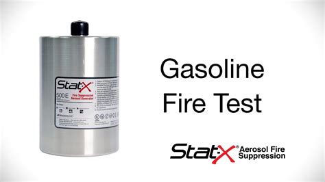 Stat X Fire Suppression 500E Discharge Video YouTube