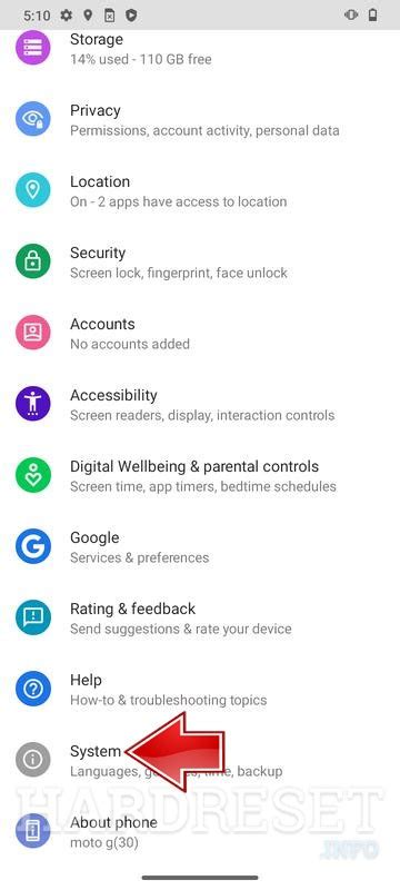 Reset Network Settings MOTOROLA Moto G Stylus 2022 How To