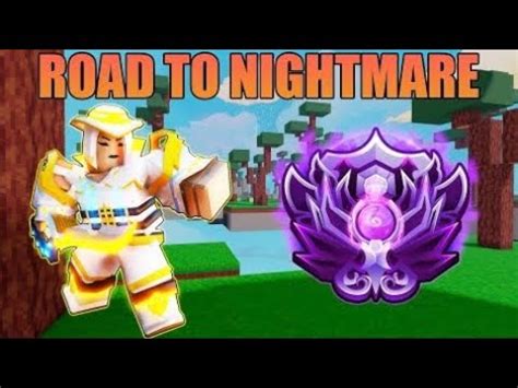 Road To NightMare Pt1 Roblox Bedwars YouTube