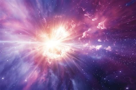 Cosmic energy rays in the universe | Premium AI-generated image