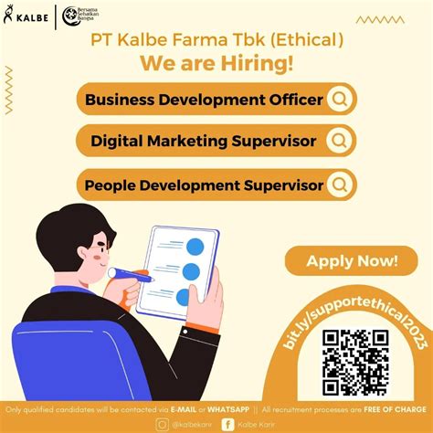 People Development Supervisor Digital Marketing Supervisor PT Kalbe