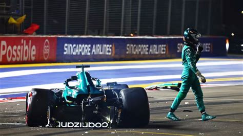 Lance Stroll misses Singapore GP after crash - Pledge Times