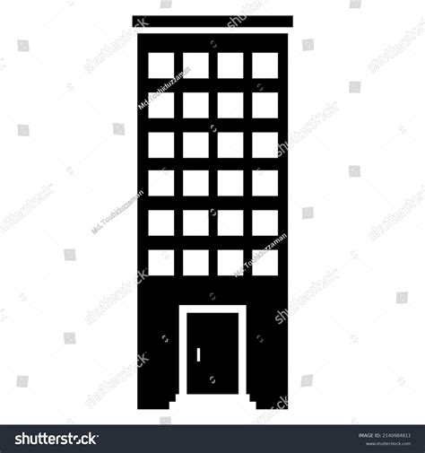 Residential Real Estate Logo Black White Stock Vector (Royalty Free ...