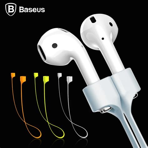 BASEUS For Apple Airpods Bluetooth Wireless Earphone Strap Silicone ...