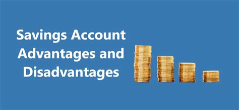 savings account advantages  disadvantages credithita