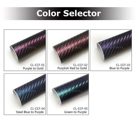 Chameleon Color Change 3D Carbon Fiber Vinyl Rolls Sino Car Film