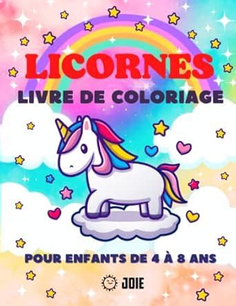 Amazon Fr Livre De Coloriage Licornes Coloriages De Licornes Pour