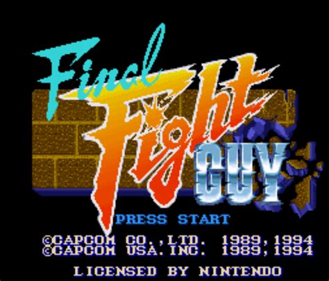 Final Fight Guy Guides and Walkthroughs