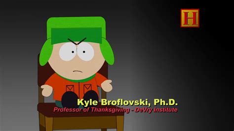 Kyle Broflovski - Professor of Thanksgiving : r/southpark