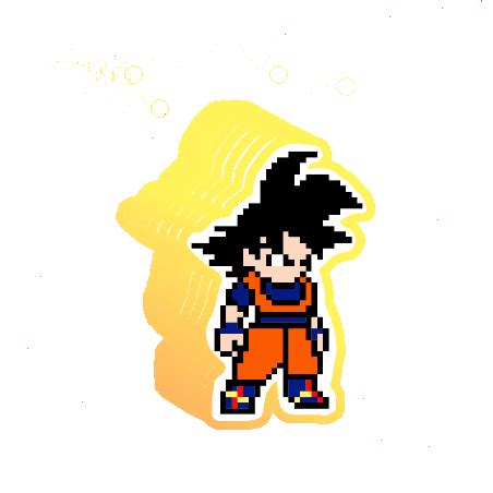 Goku Ssj Pixel Art Gif