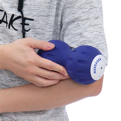 Handheld Vibrating Peanut Massage Ball Deep Tissue Trigger Point