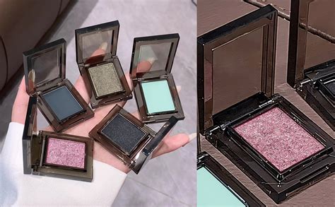 Amazon CAKAILA Single Nude Pink Shimmer Eyeshadow Monochrome Eye