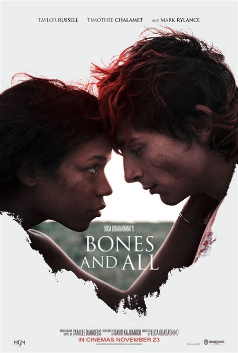 Bones and All Movie Poster Wall Art Timothe Chalamet Taylor Russell ...