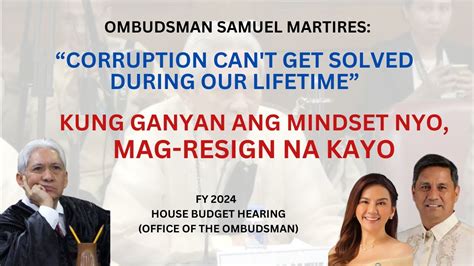 OMBUDSMAN CORRUPTION CAN T GET SOLVED KUNG GANYAN MINDSET NYO MAG