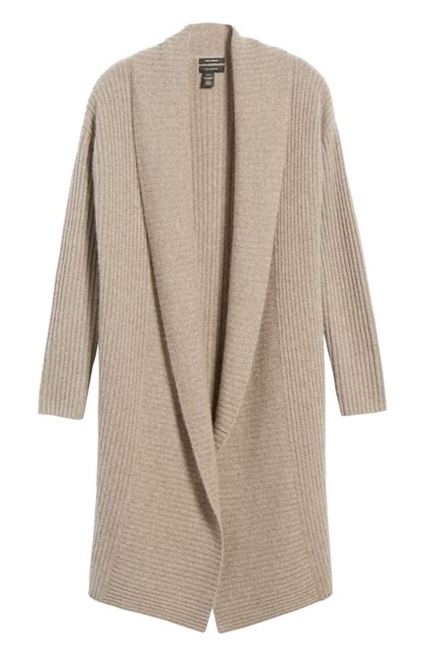 Halogen Long Ribbed Cashmere Cardigan Nordstrom Cardigan Cashmere