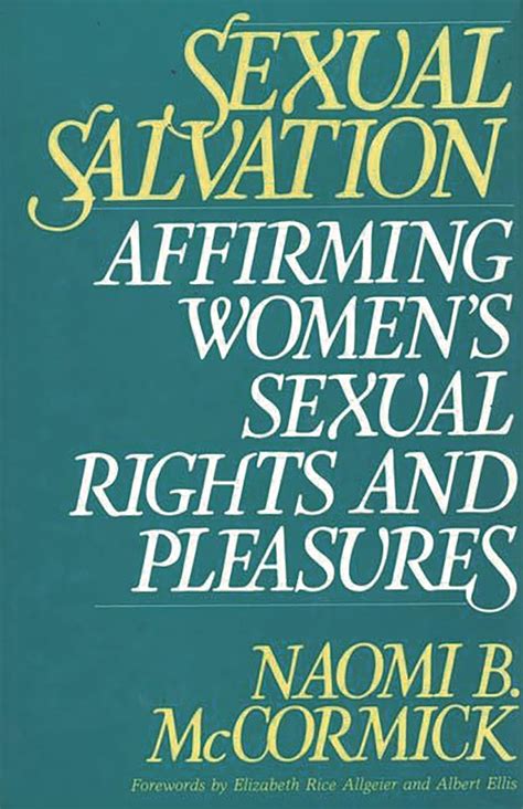 Sexual Salvation Affirming Womens Sexual Rights And