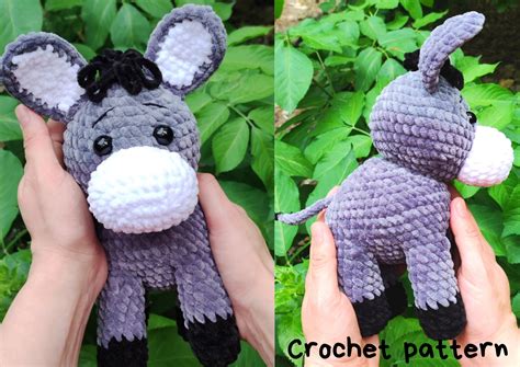 Amigurumi Donkey Pattern Crochet Donkey Pattern English - Etsy