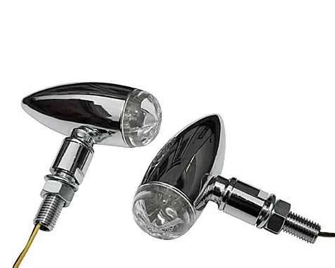 Les Indicateurs De Highsider Led Micro Bullet Chrome Aluminium Mm