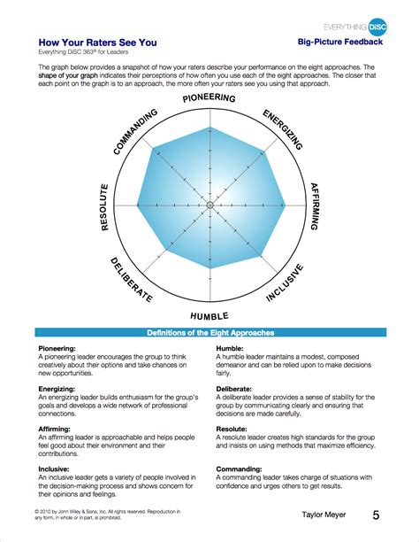 Everything Disc Sample Profiles Assessments Reports