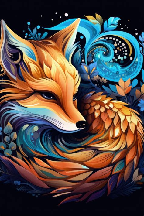 Cute fox by art-shop-by-Kat | Redbubble | Fox artwork, Spirit animal ...