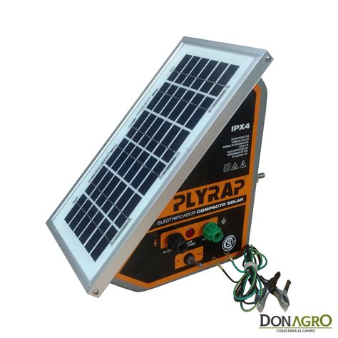 Boyero Electrificador Solar Con Bateria Plyrap 0 7j 20km Don Agro