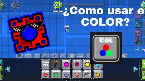 Como Usar El Trigger Color Triggers Geometry Dash Youtube