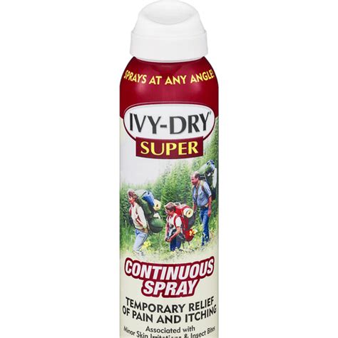 Ivy Dry Super Itch Relief Spray Continuous Spray Stuffing Foodtown