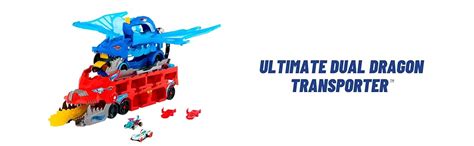 Amazon Hot Wheels City Toy Car Track Set Ultimate Dual Dragon