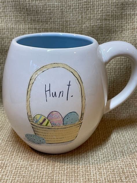 Rae Dunn Egg Hun Easter Coffee Mug Easter Basket Rae Dunn Coffee Mug