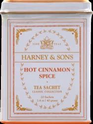 Harney Sons Sons Hot Cinnamon Spice Tea Sachets Tin 20 Ct 20 Ct Shipt