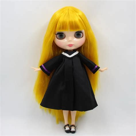 ICY DBS Blyth Doll 1 6 Bjd Joint Body White Skin 30cm 280BL3038 Yellow