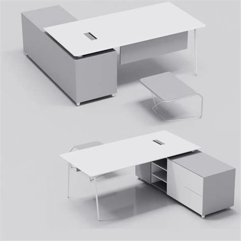 Managerial Desk Office Tables Models Blenderkit