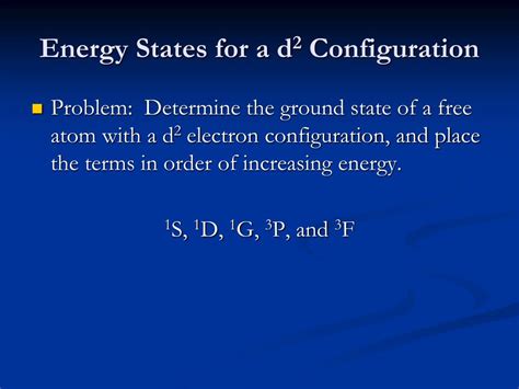 PPT The Electronic Spectra Of Coordination Compounds PowerPoint