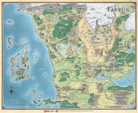 Dnd Faerun Map