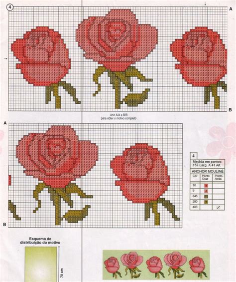 Aprenda Como Fazer Flores Em Ponto Cruz 10 Como Fazer Artesanatos