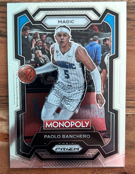 Paolo Banchero Prices Panini Prizm Monopoly Basketball Cards