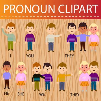 Personal Pronouns Clip Art - Clip Art Library