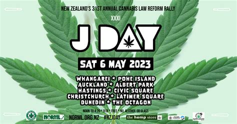 J Day, NZ’s nationwide cannabis rally, is Sat 6 May 2023 – NORML New ...