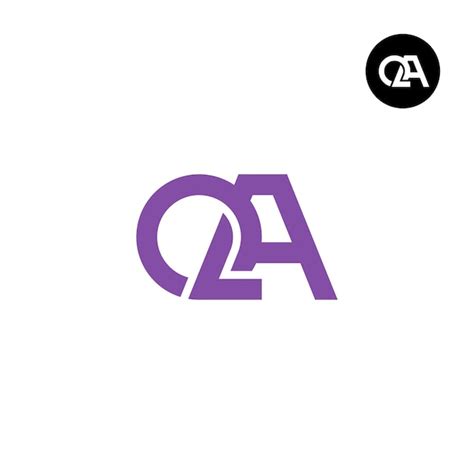 Premium Vector Letter Qa Monogram Logo Design