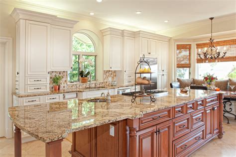 Granite Island Countertop - Traditional - Kitchen - Miami - by Real ...