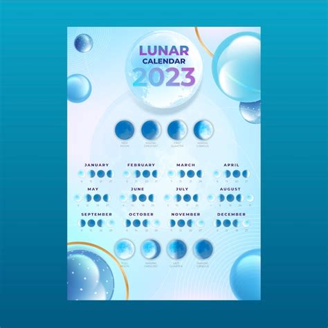 2023 Lunar Calendar Vectors & Illustrations for Free Download