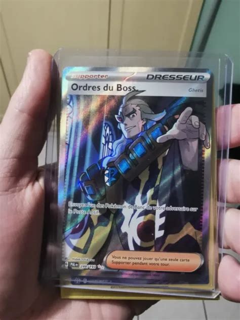 CARTE POKÉMON ORDRES du Boss 248 193 Full Art EV02 Évolutions à